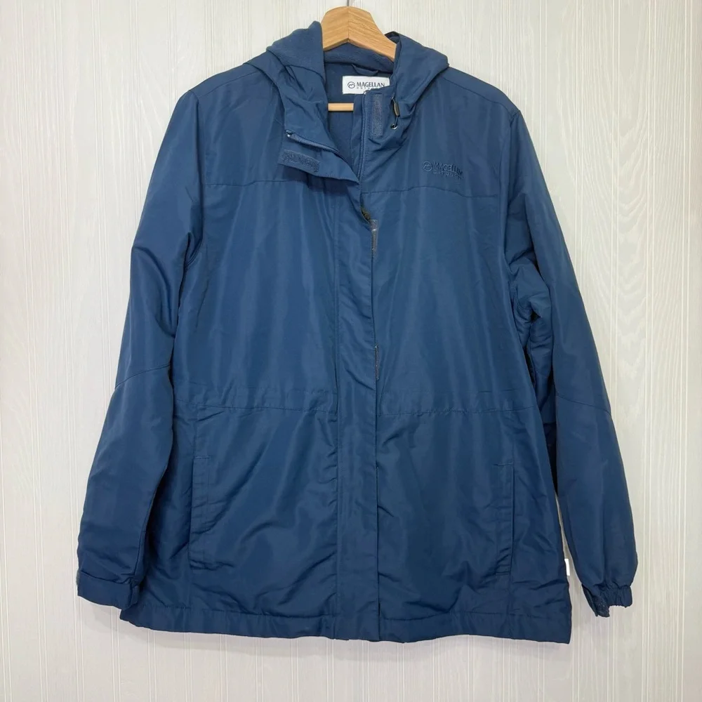 Magellan aqua slider coat with hood size XXL - Picture 2 of 12